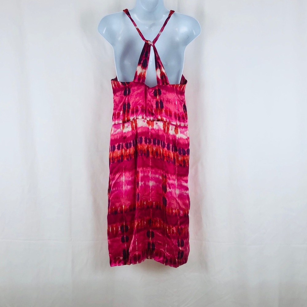 Banana Republic Silk twist strap dress pockets 6 - Picture 2 of 14